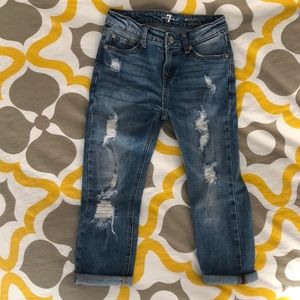 Girls 7 For All Mankind jeans